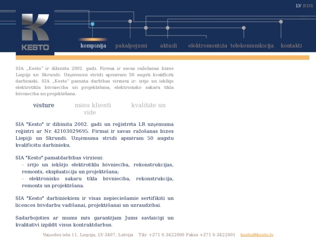 Kesto, SIA